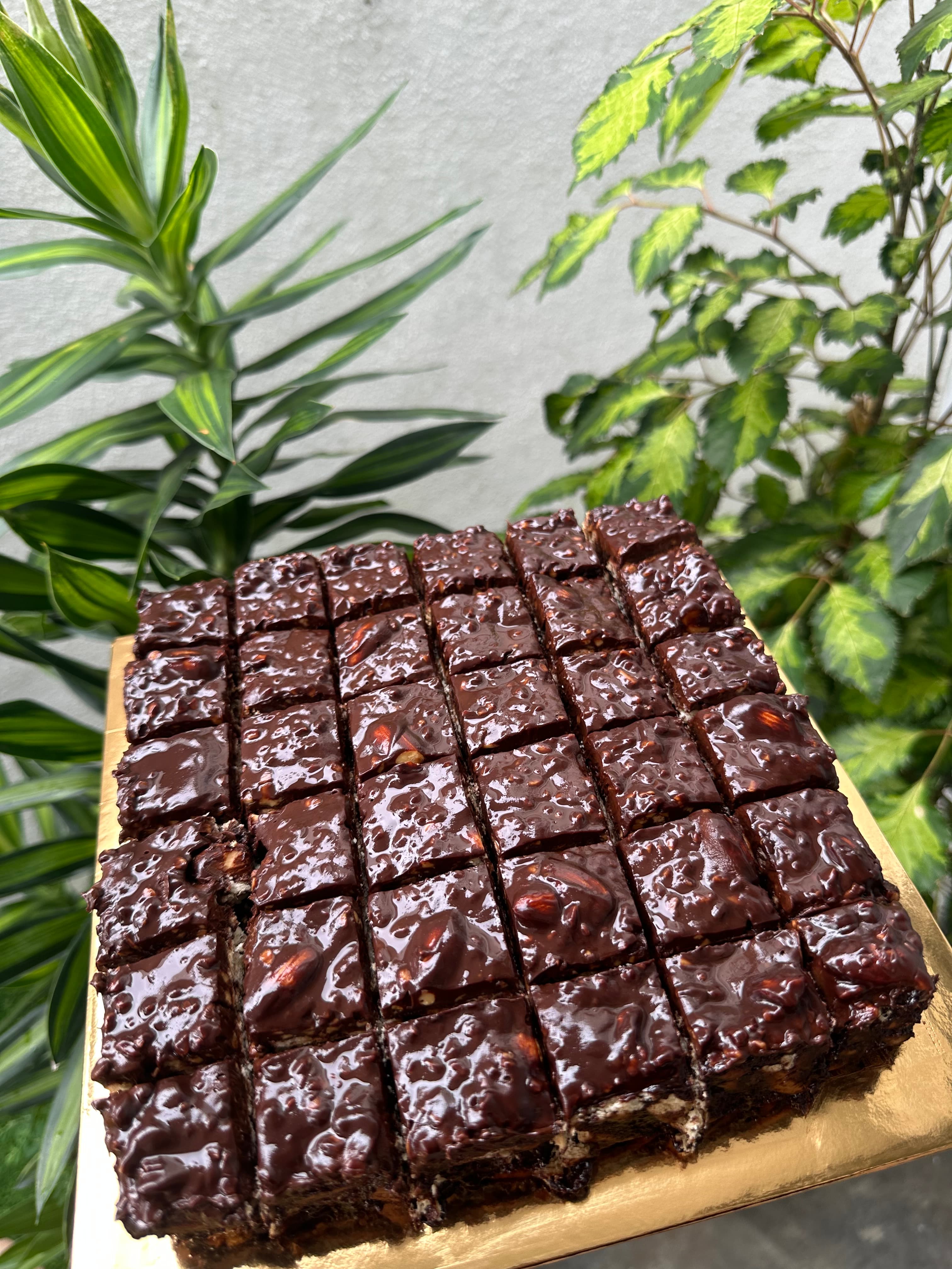 Kek Batik Chocolate Almond